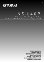 Yamaha NSU-40-P-Owners-Manual
